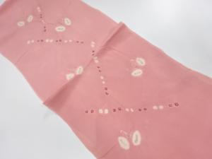 未使用品　正絹　絞り　帯揚げ